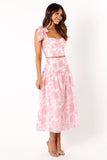 Elle Two Piece Set Pink Floral