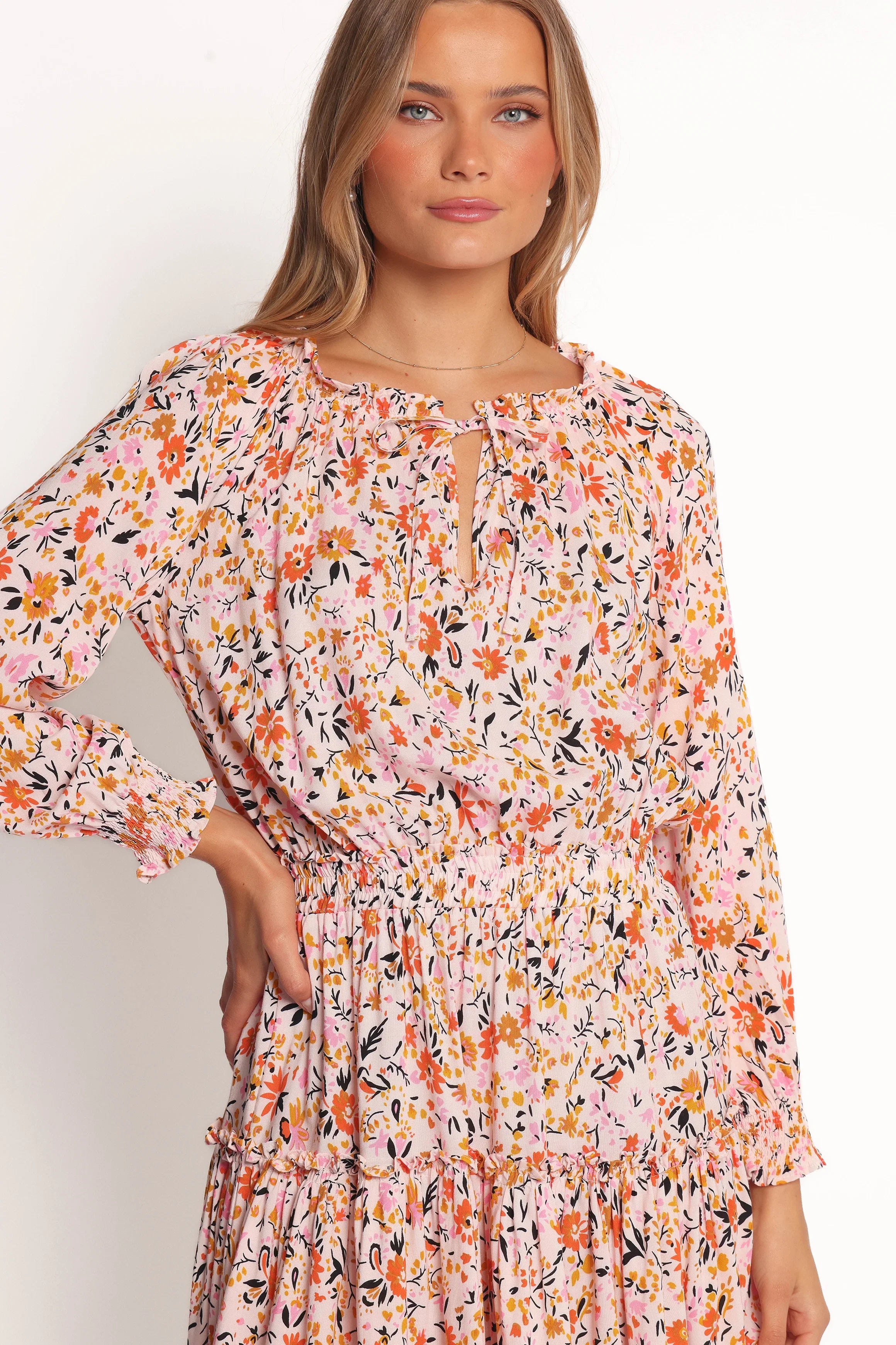 Kealan Dress Pink Ditsy floral