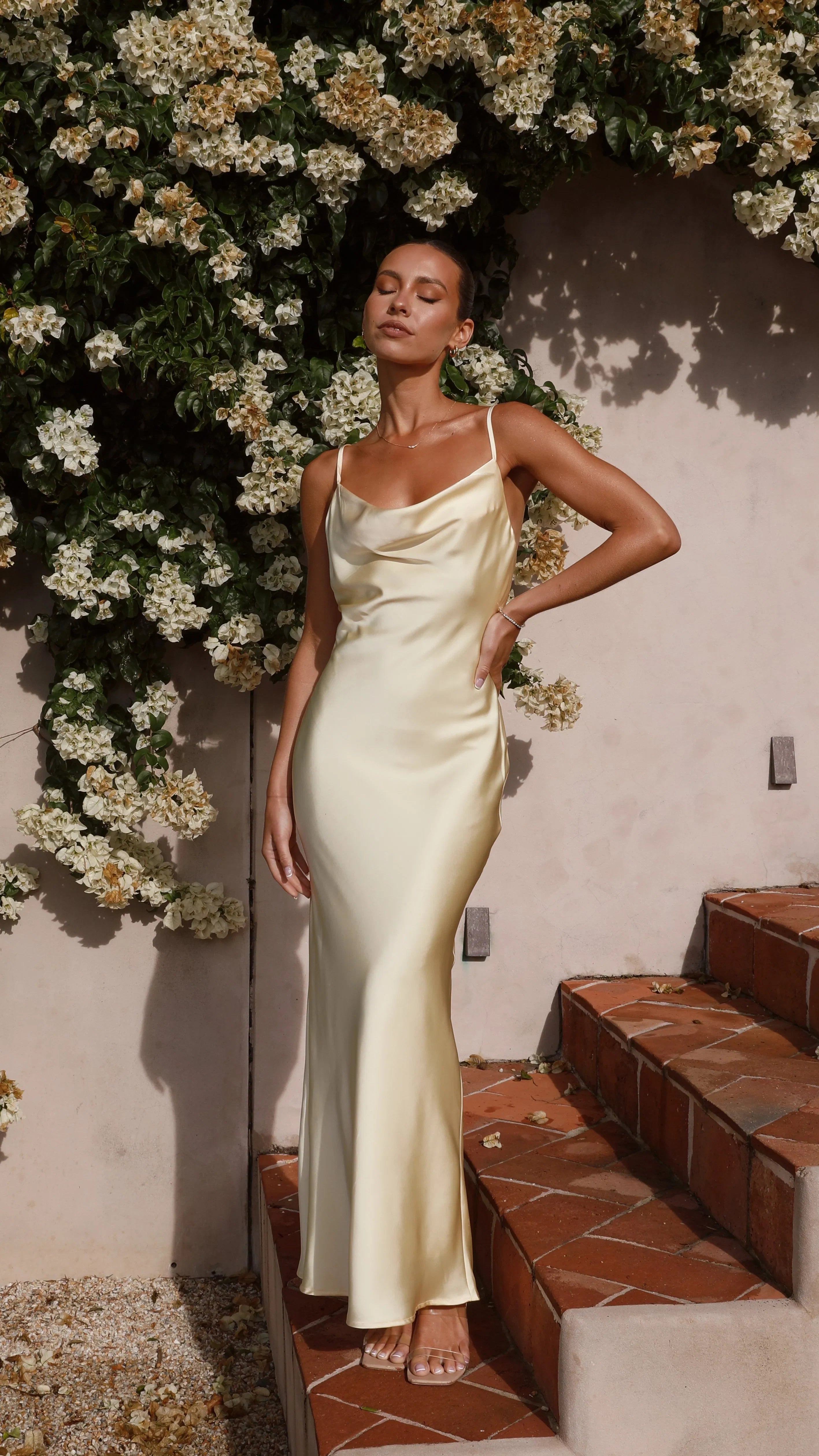 Willow Maxi Dress Lemon