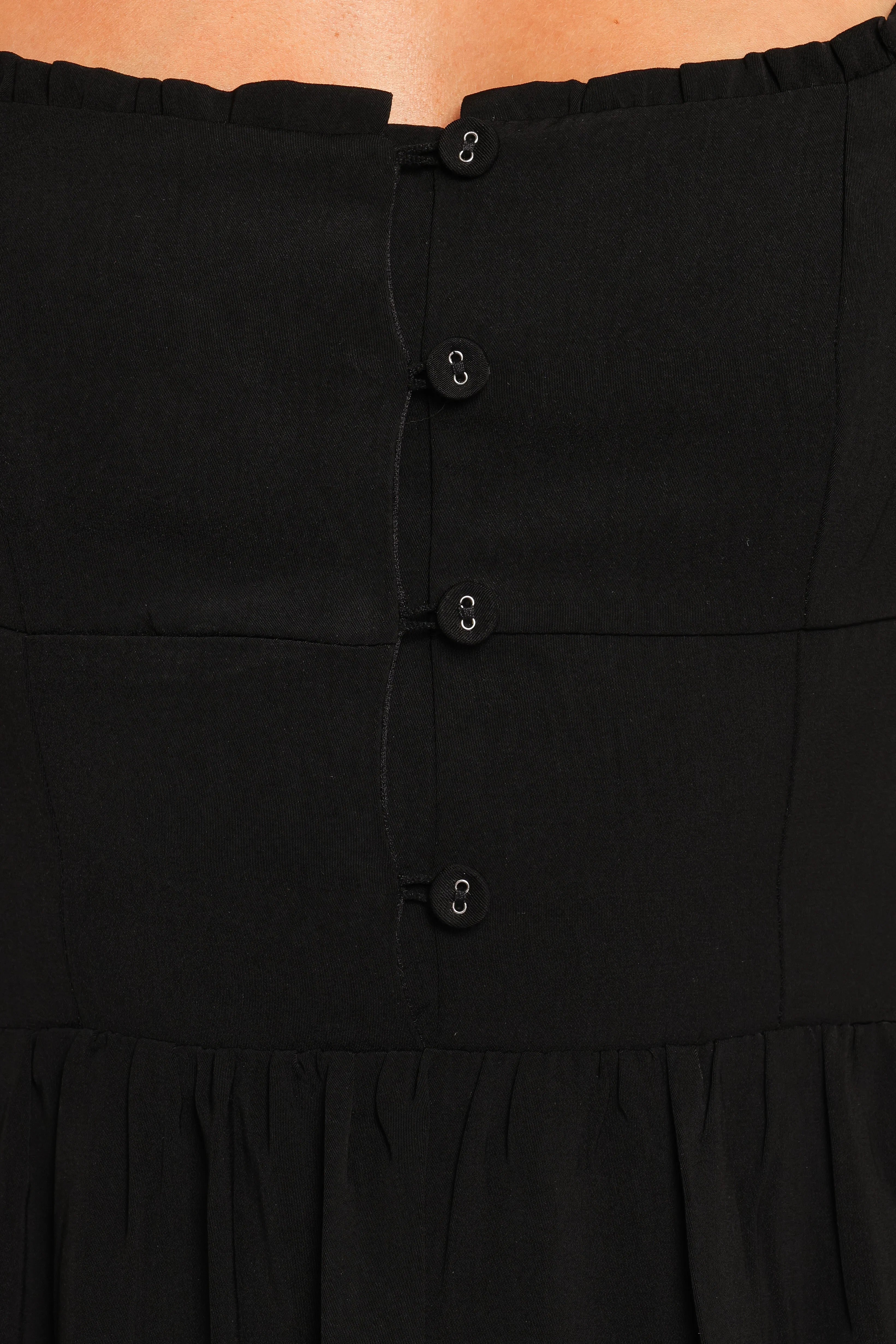 Melrose Midi Dress Black