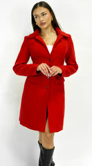 Align Tailored Front Button Peacoat Red