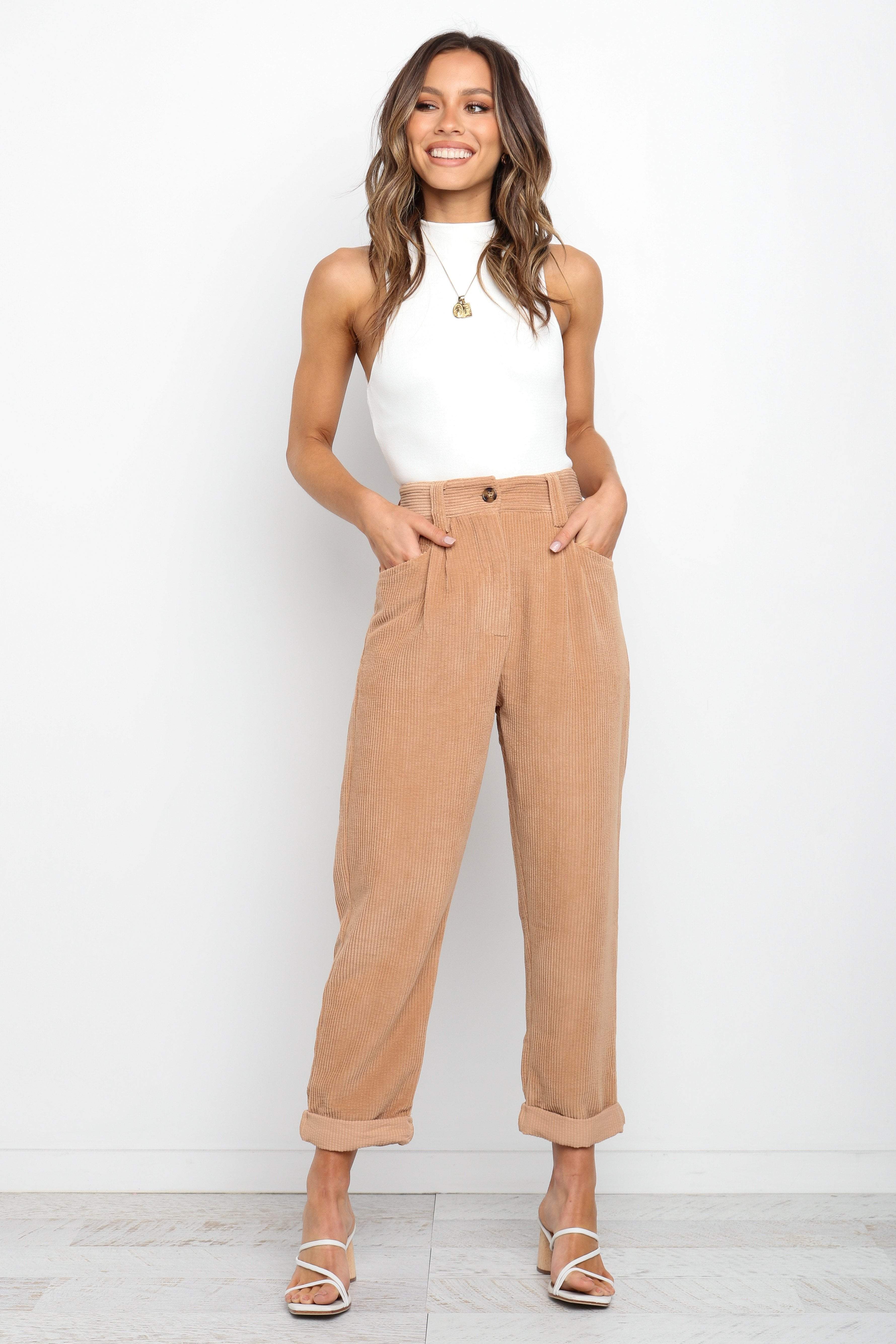 Talaren Cord Pant Beige