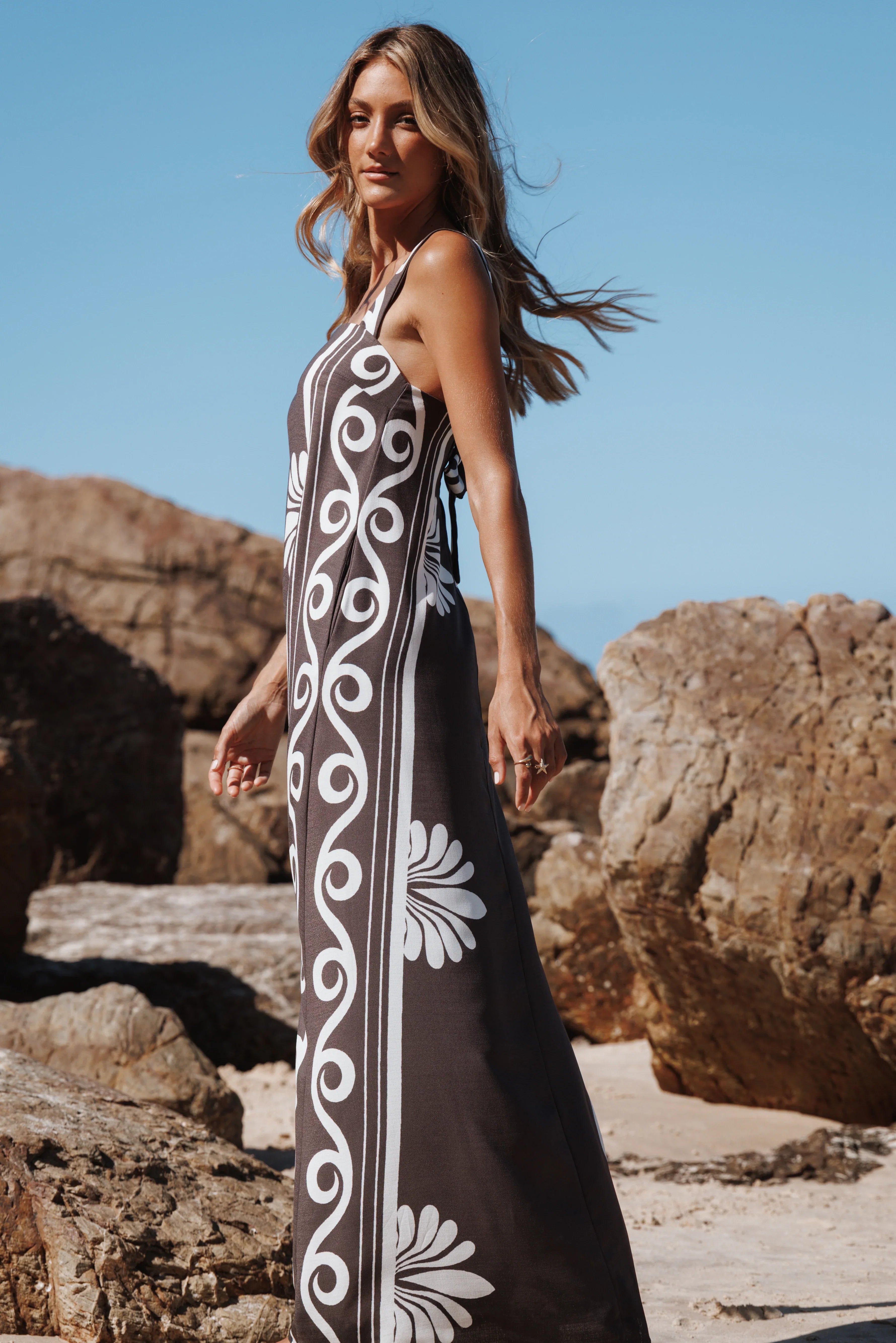 Valeria Maxi Dress Espresso