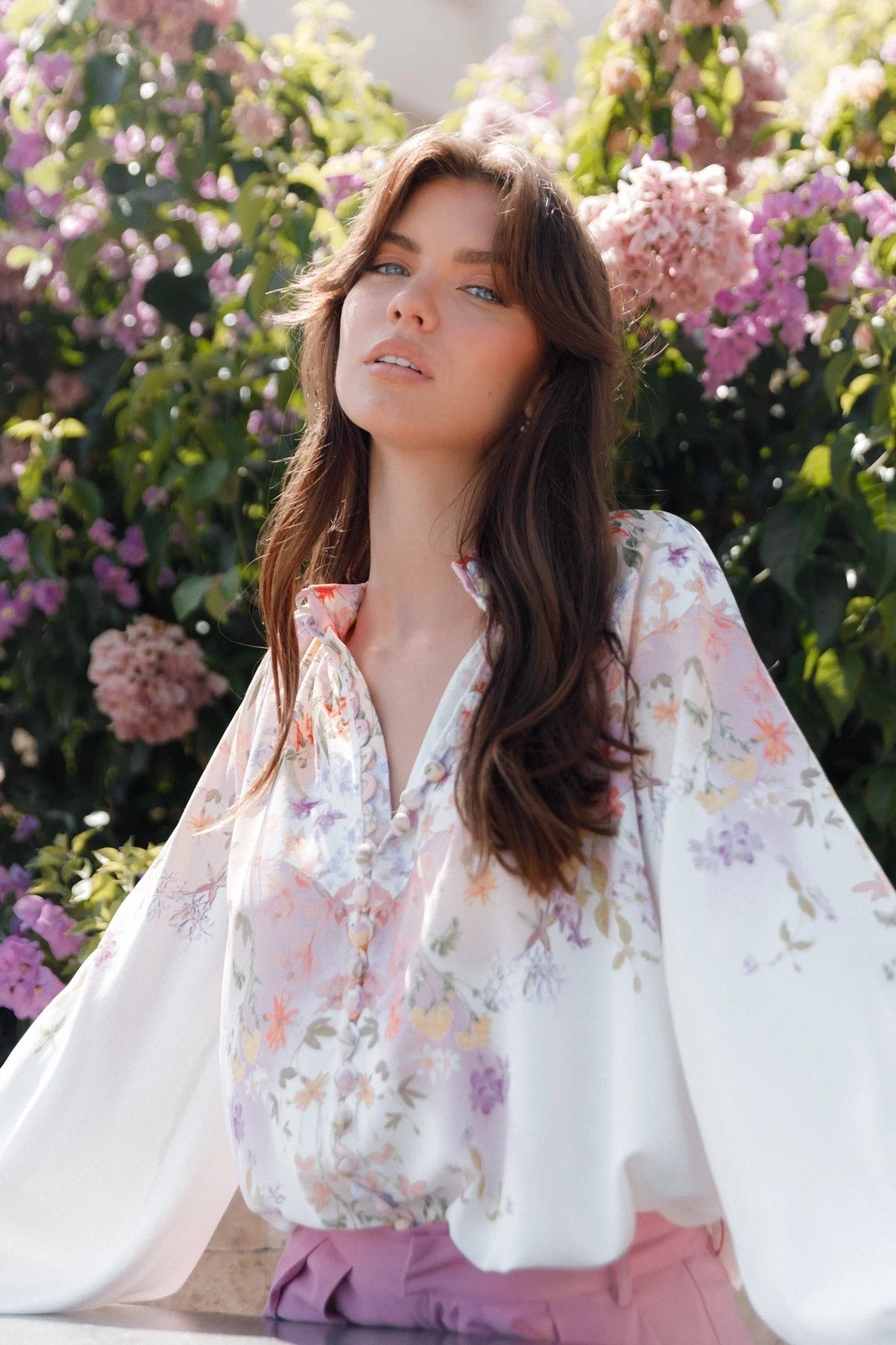 Tiarna Shirt White Floral