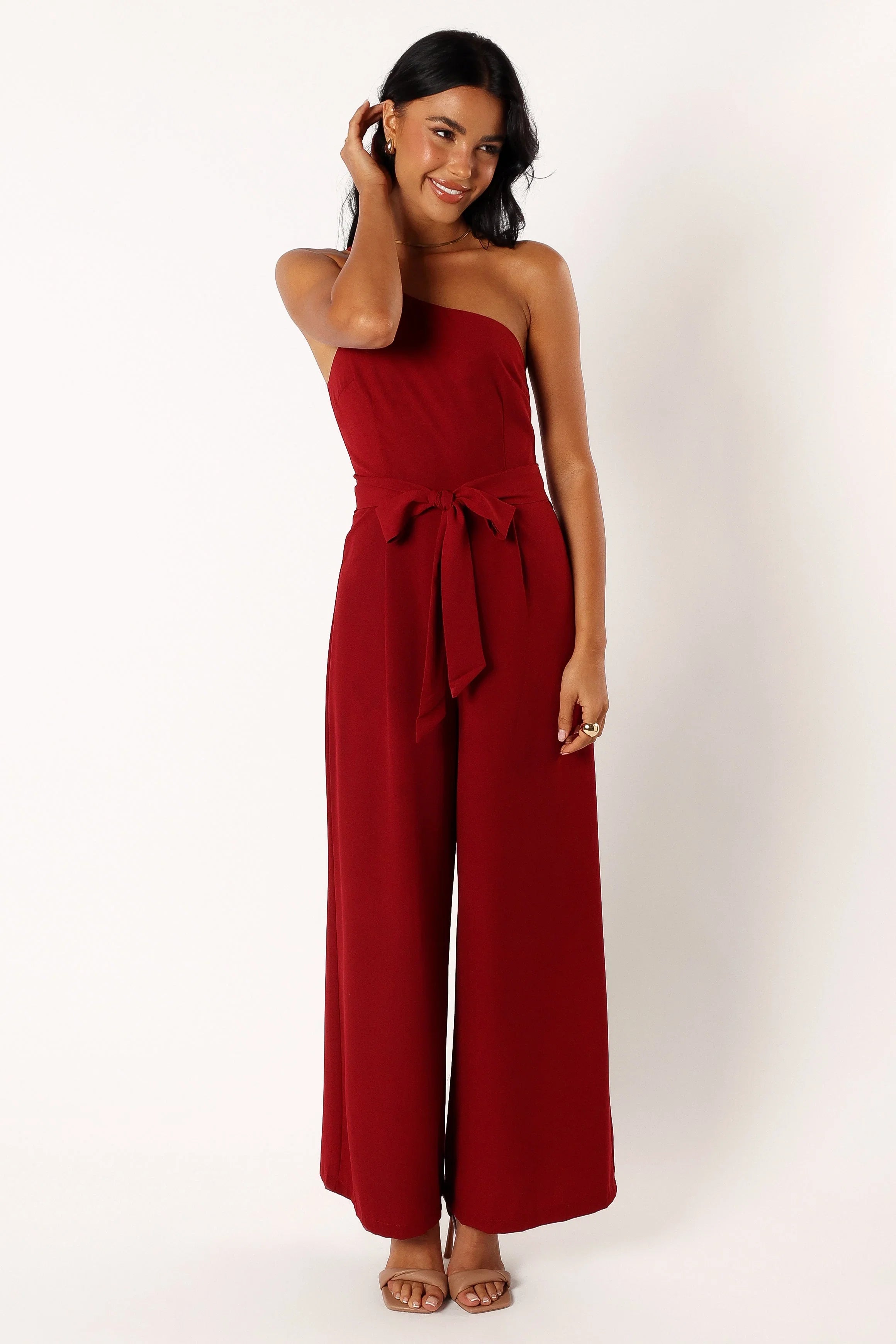 Leyton Jumpsuit Burgundy