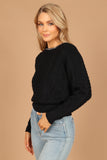 Liv Chain Detail Knit Sweater Black