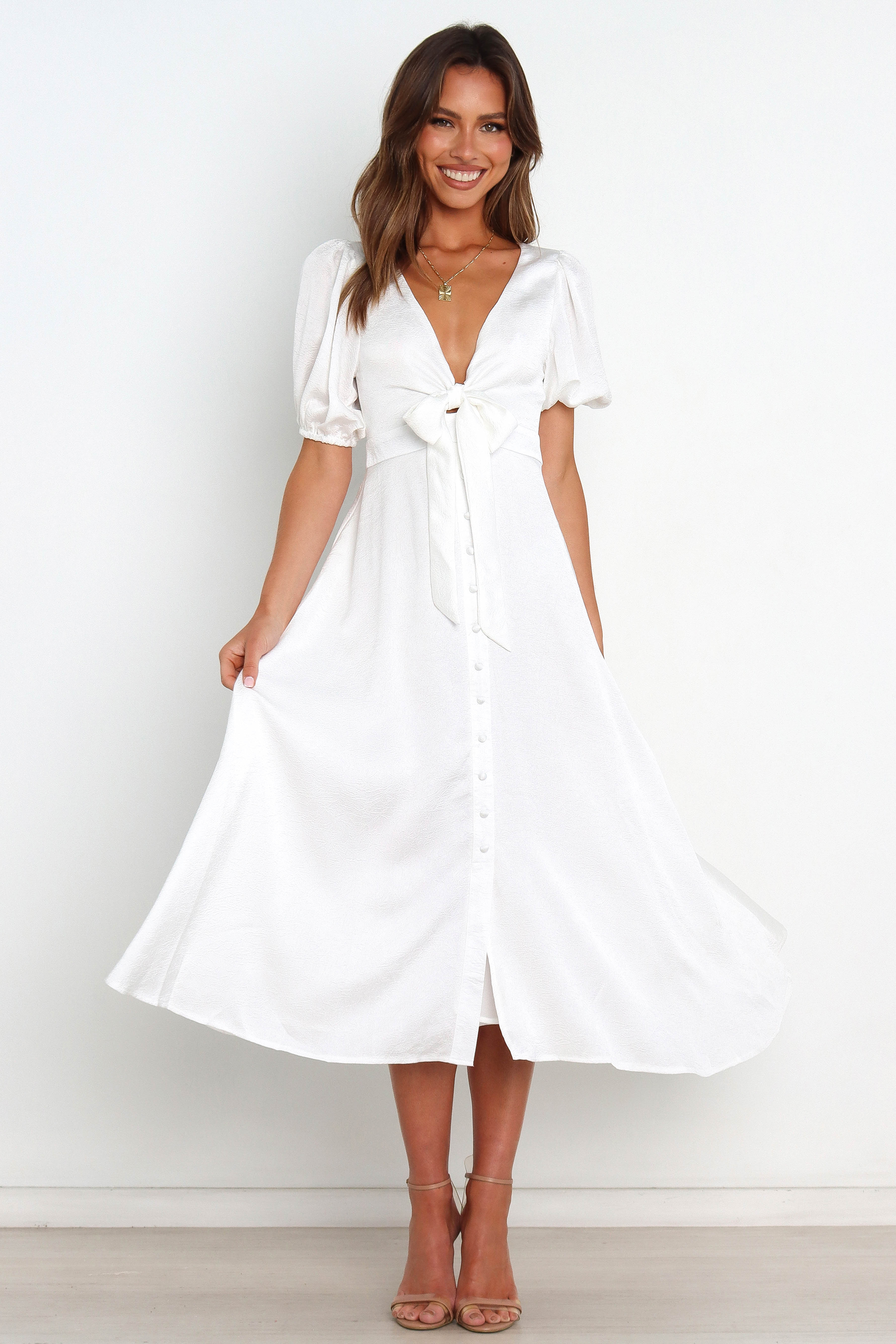 Piper Dress White