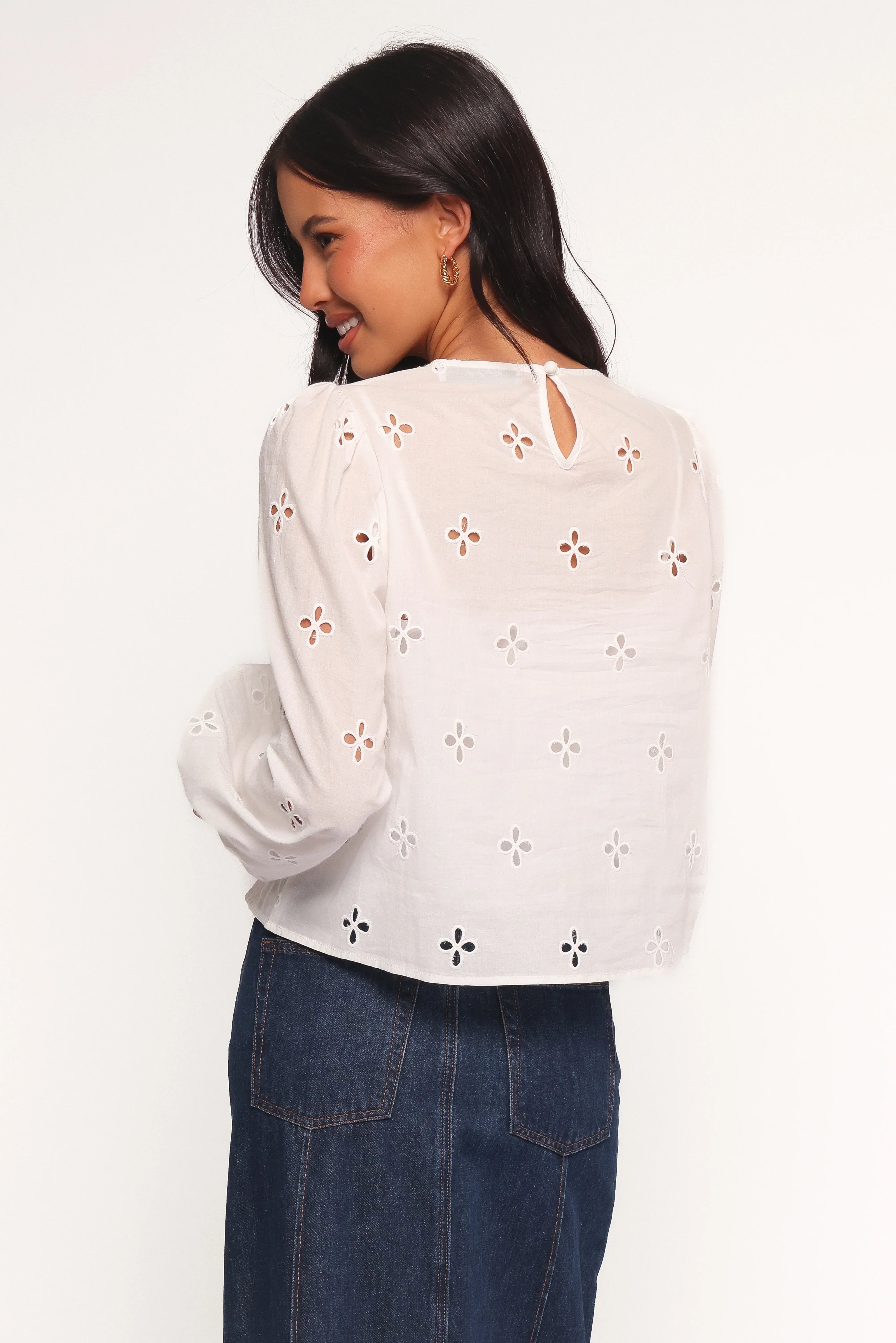 Aggie Blouse White