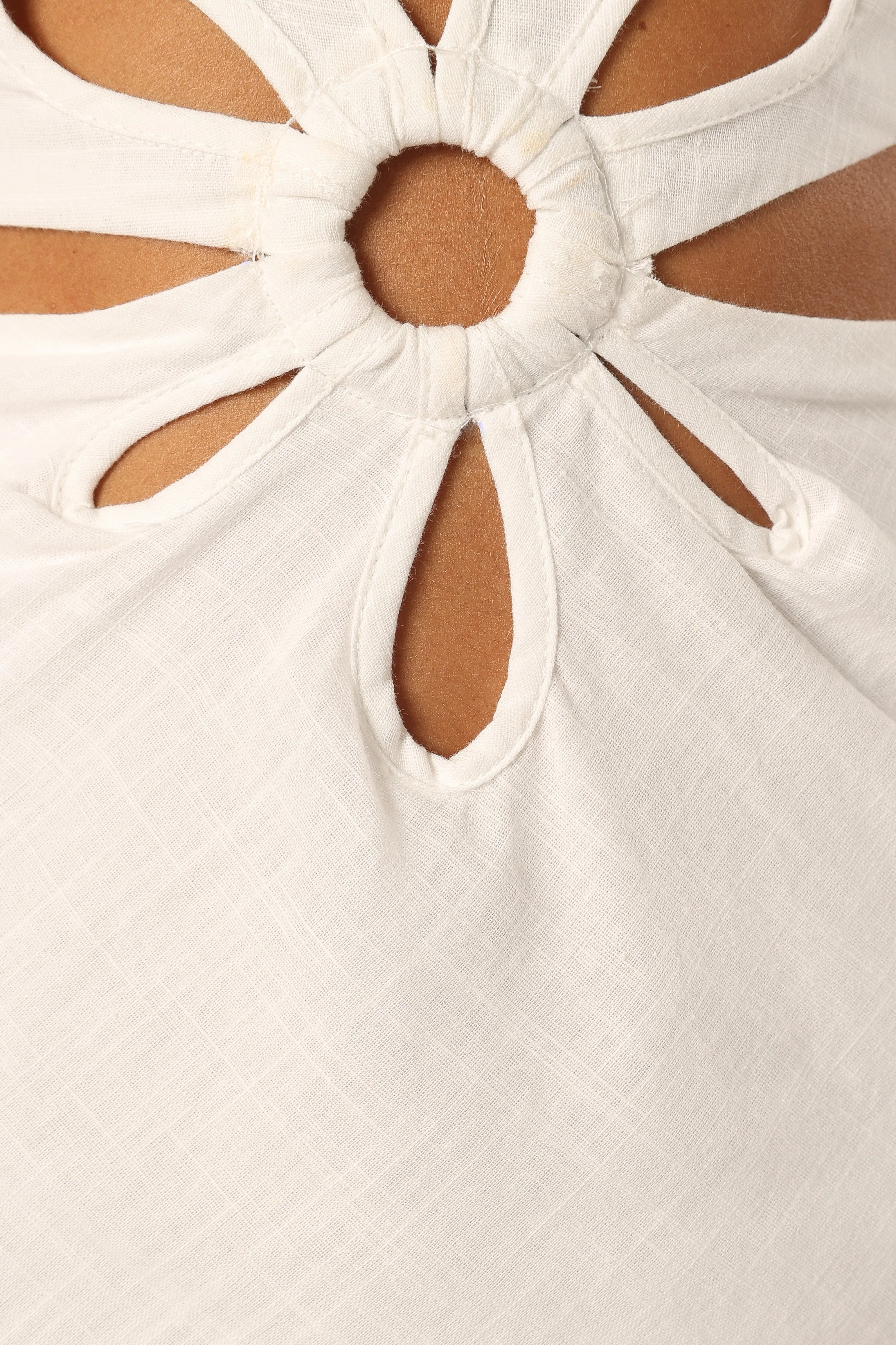 Sola Midi Dress White