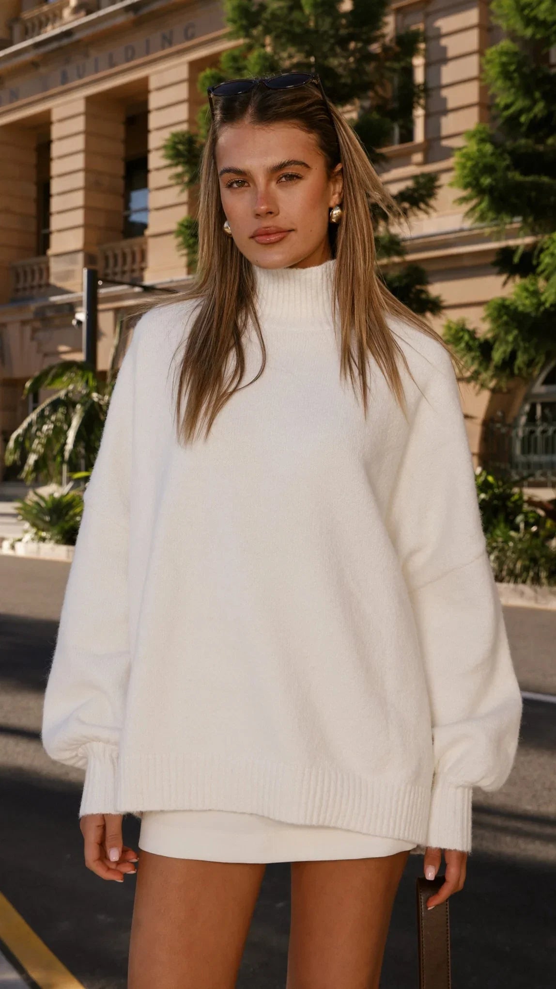 Harita Knitted Sweater White