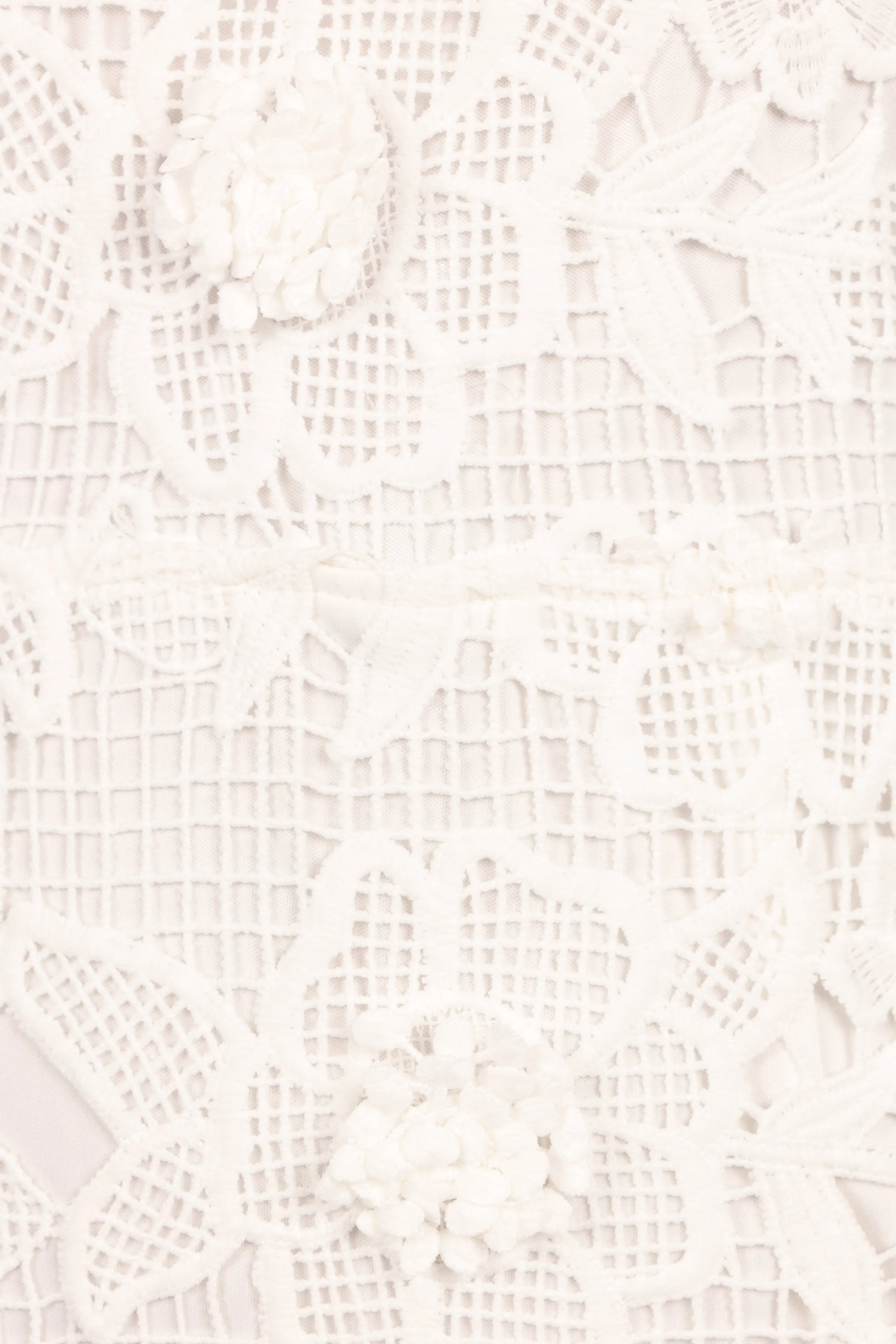 Adalyn Halterneck Midi Dress White