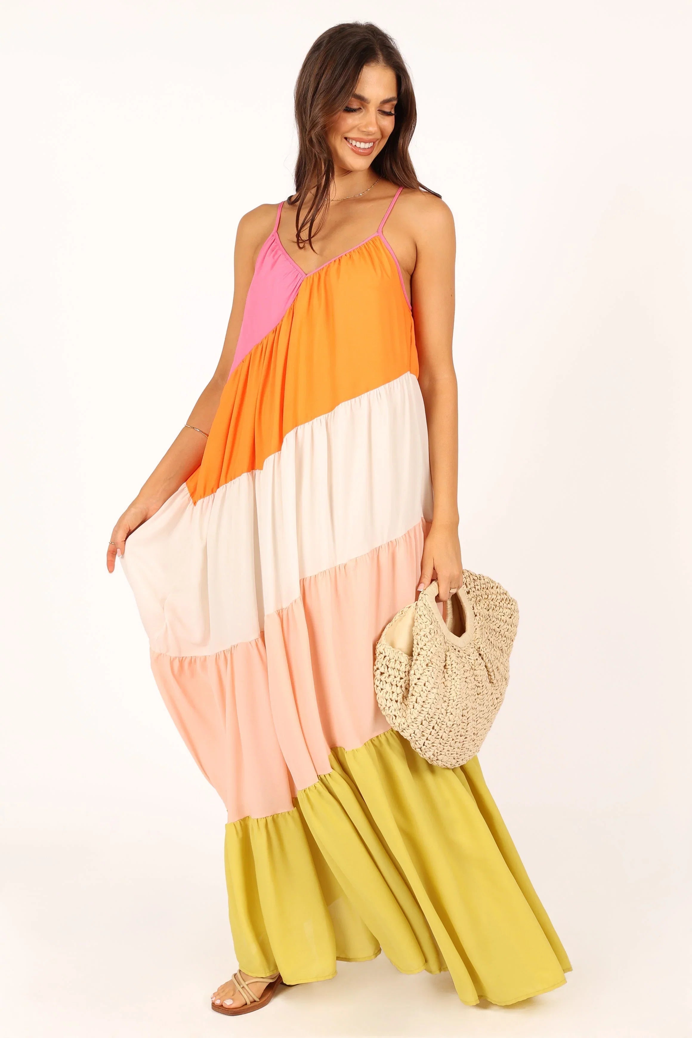 Tallulah Tiered Maxi Dress Multi