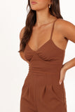 Maelle Jumpsuit Banksia Brown