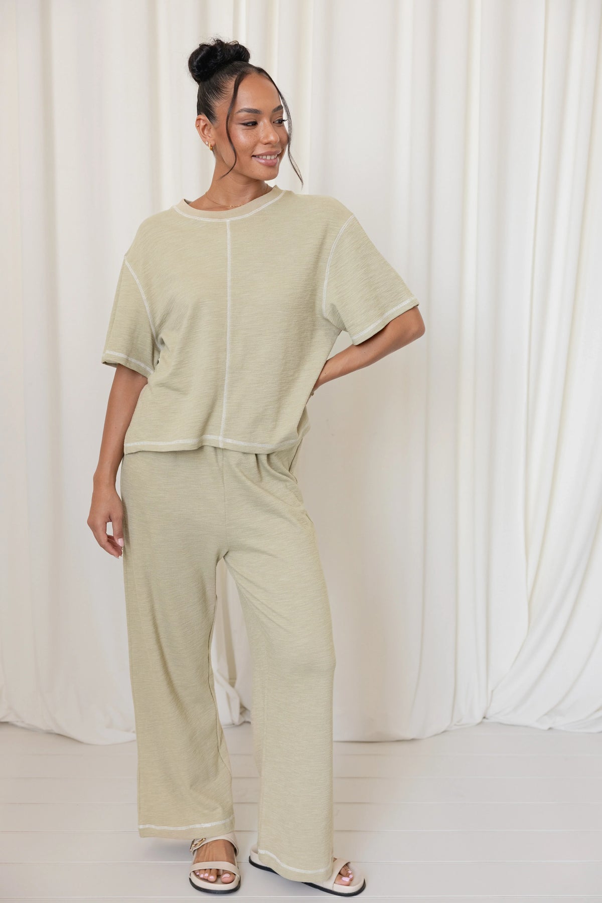 Angler Knit Set Matcha