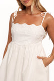 Lynne Mini Dress White