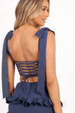Tia Two Piece Set Navy