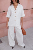 Odelia Denim Pant Off White