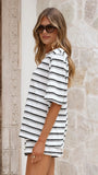 Scout Top White Stripe