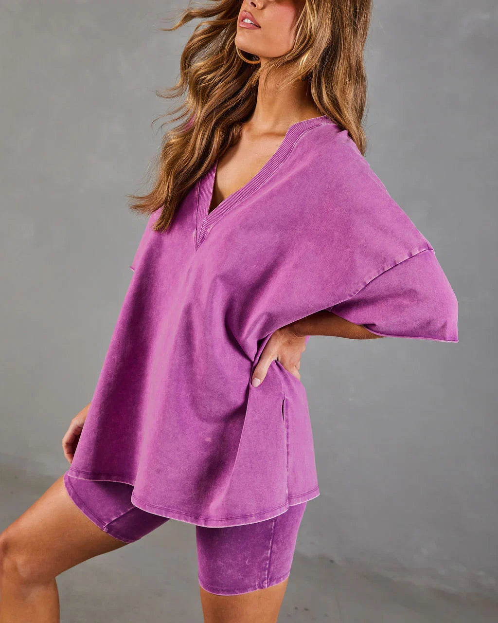 Modern Pulse Reversible Oversized Tee
