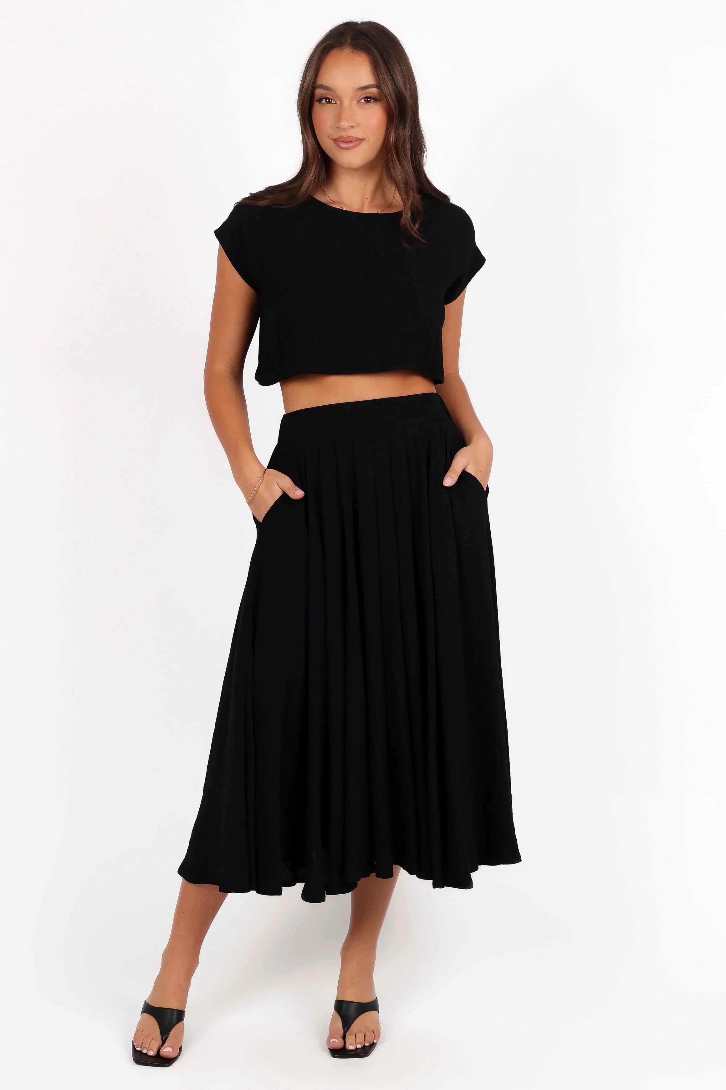 Bessie Two Piece Set Black