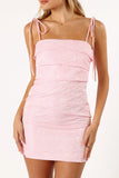 Abigail Mini Dress Pink