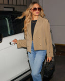 Yolanda Cropped Trench Jacket