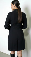 Align Tailored Front Button Peacoat Black