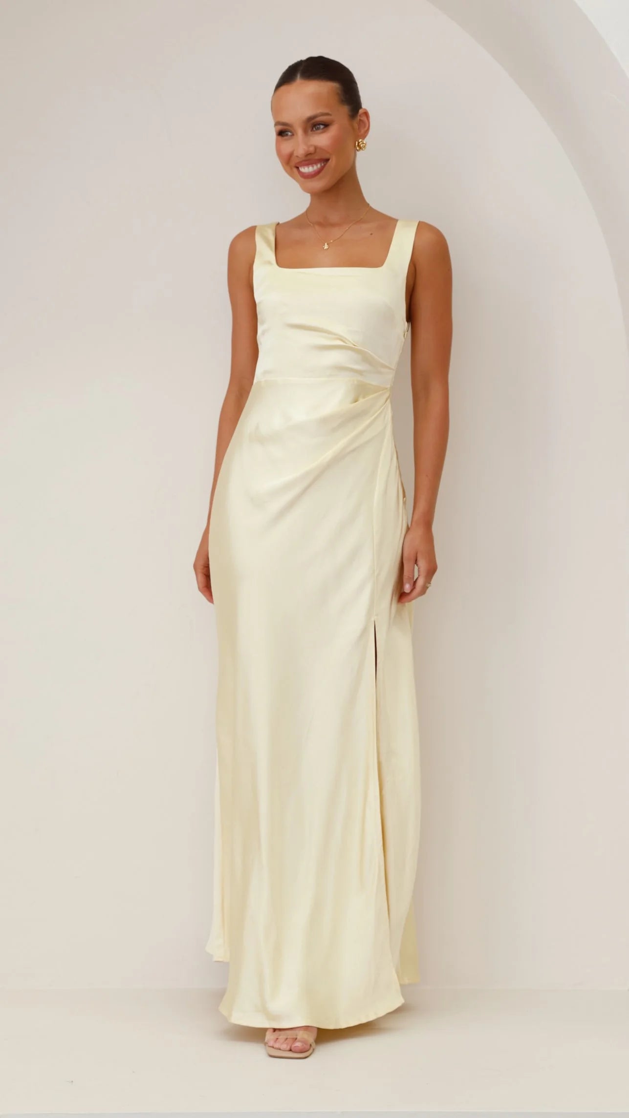Alaria Maxi Dress Yellow
