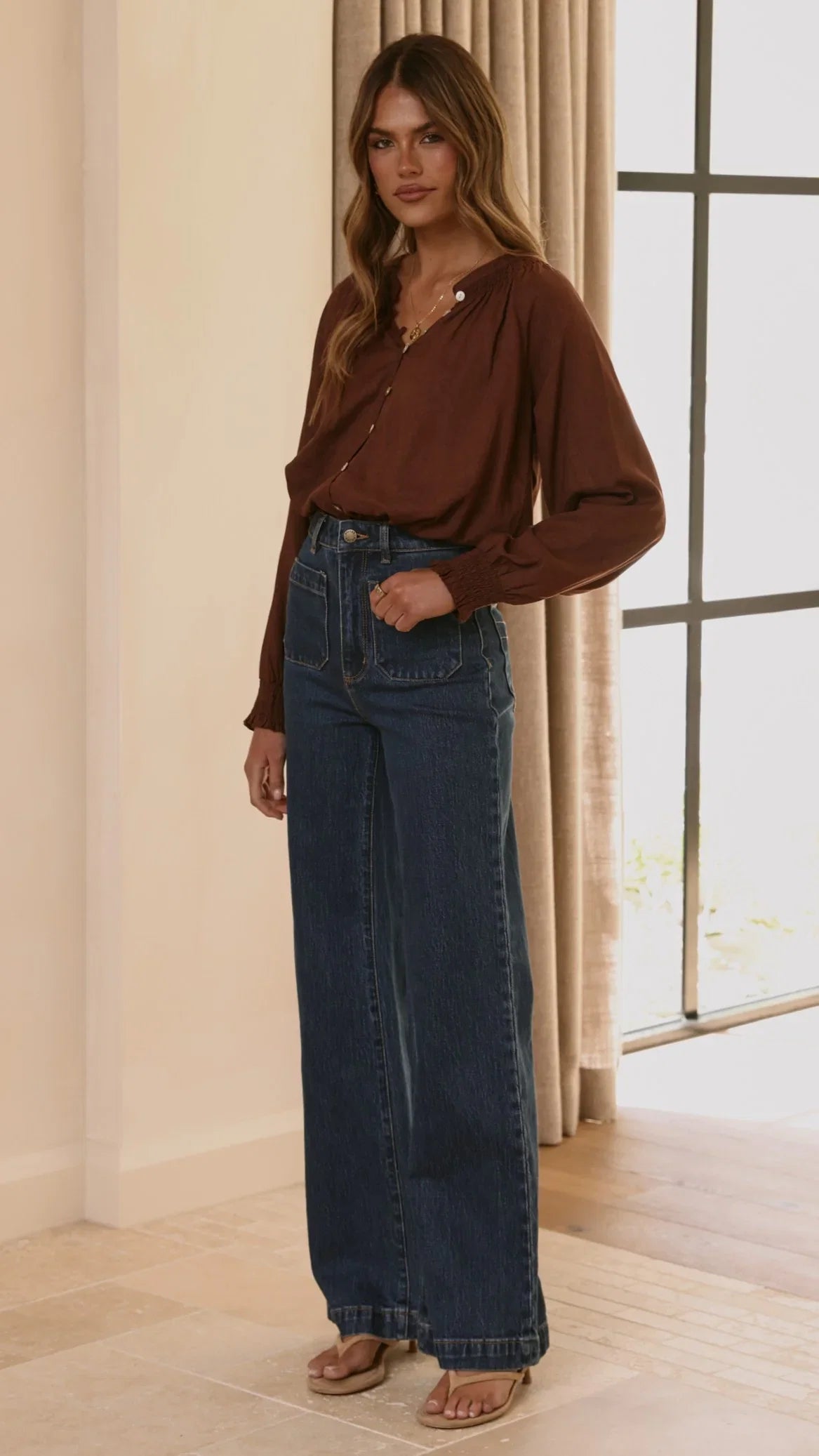 Solana Top Brown