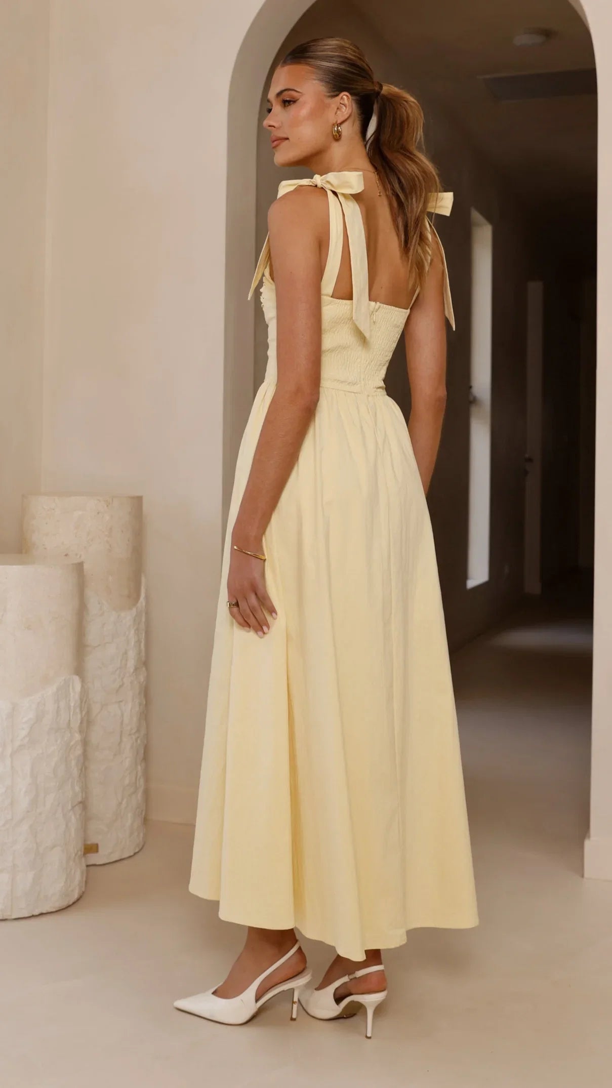 Haisley Maxi Dress Yellow