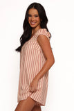 Scobbie Romper Pink Stripe