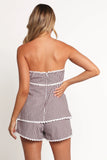 Kyle Two Piece Set Chocolate Gingham