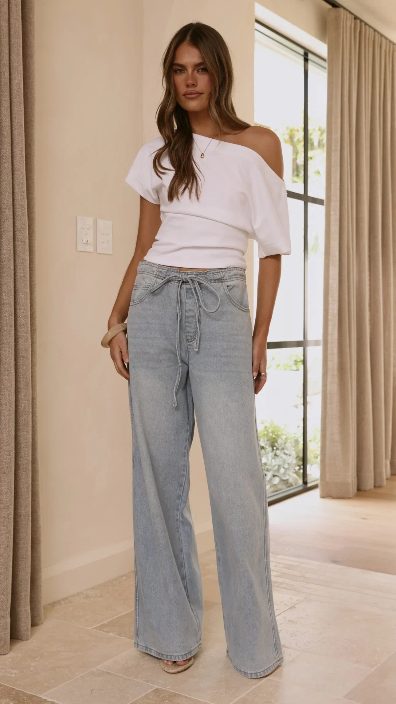 Jara Top White