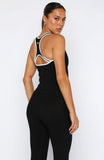 Knockout Active Tank Black White