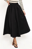 Yuki Circle Skirt Black