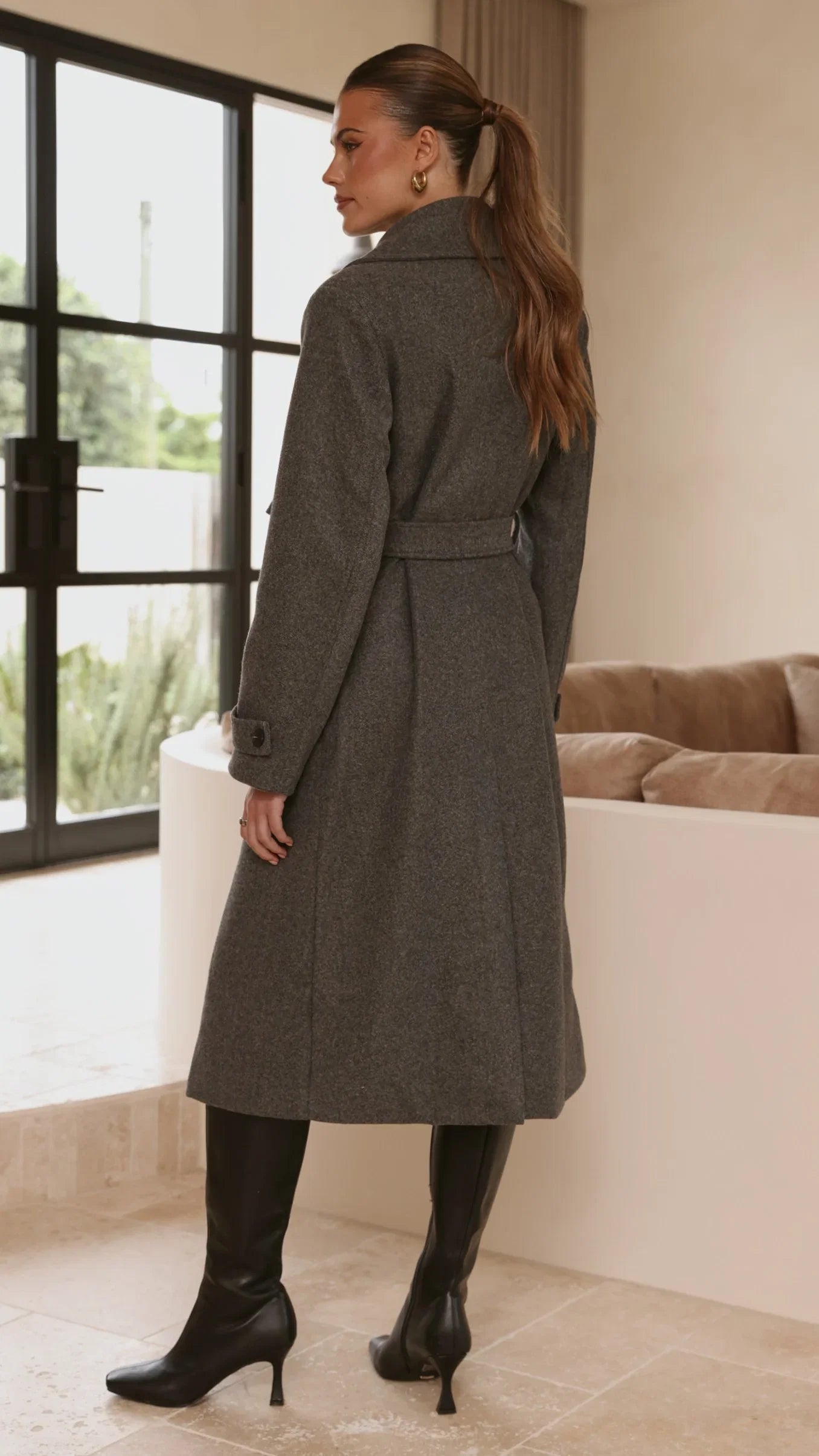 Aspen Coat Charcoal