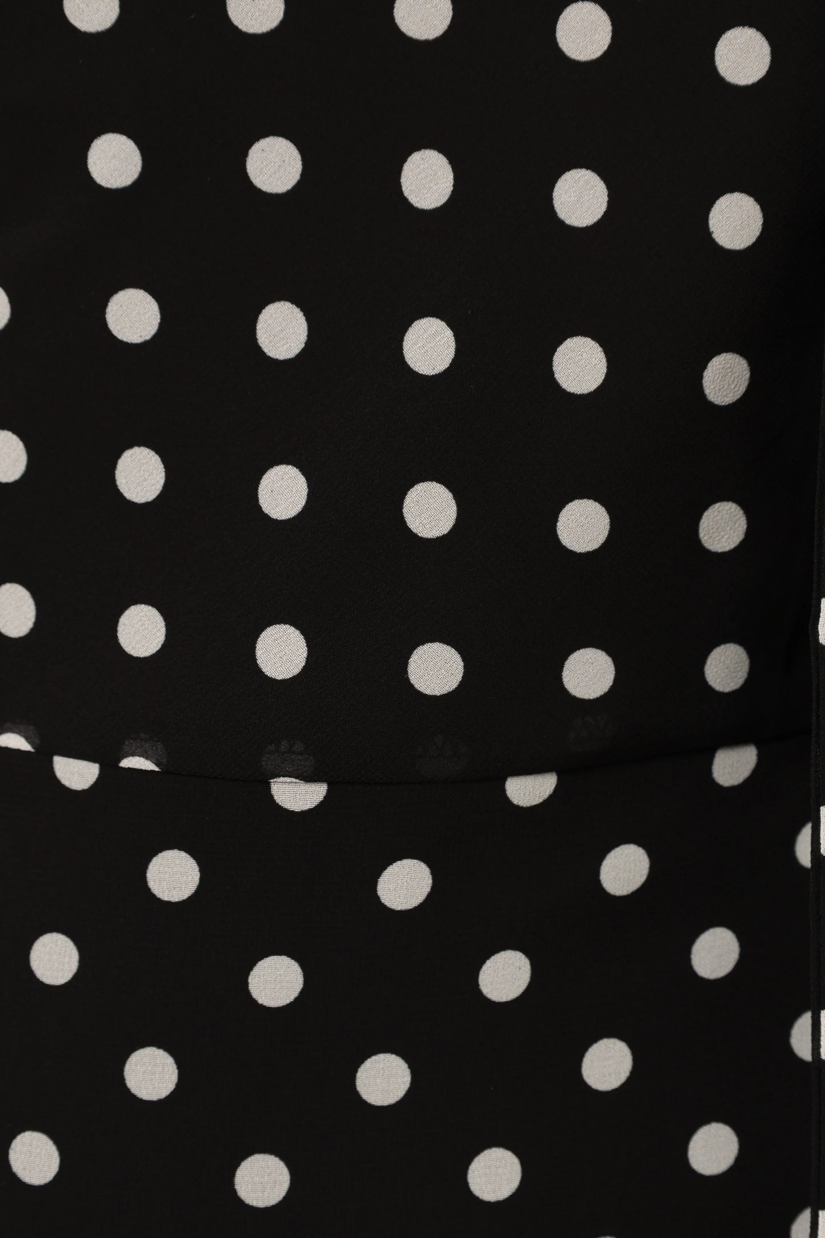 Francesca Midi Dress Black Polka Dot