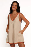 Aoife Romper Natural Tan