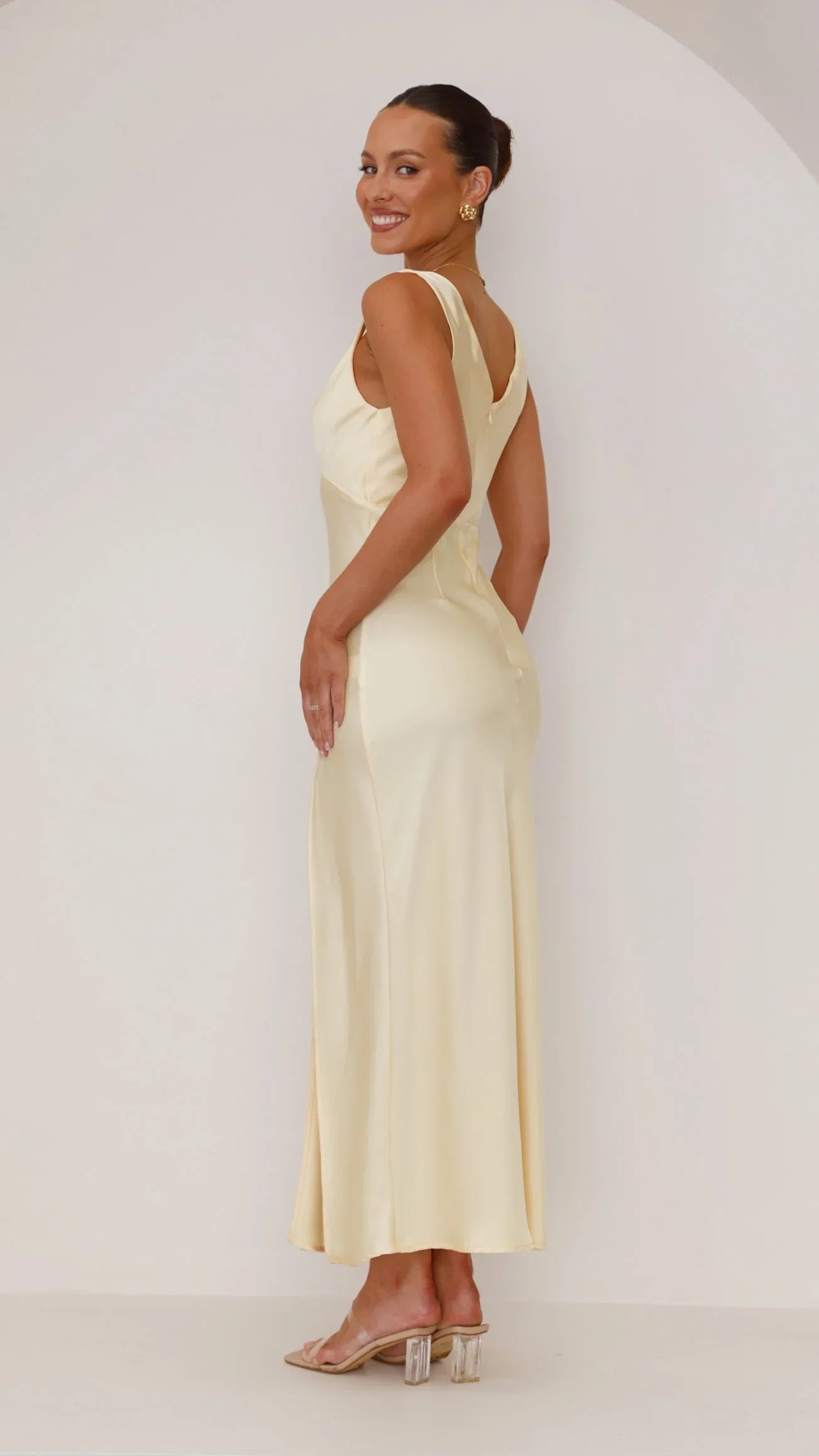Taylor Maxi Dress Lemon