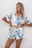 Lara Shirt Pale Blue Print