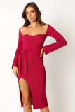Aquerelle Dress Magenta