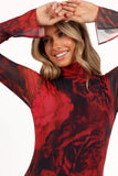 Jordi Mini Dress Giovanna Rose Print