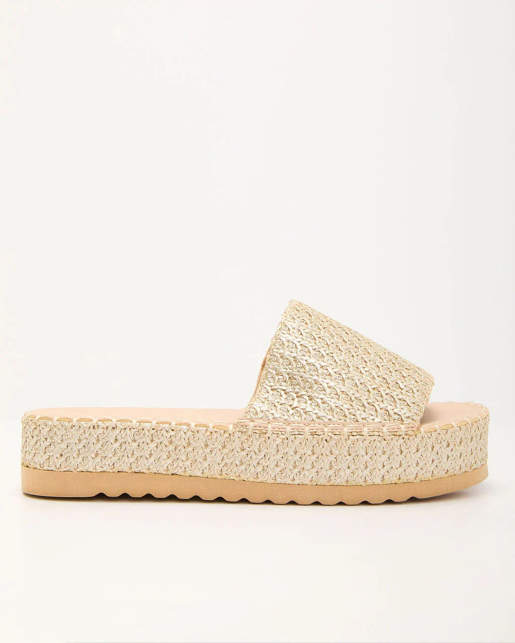 Ashlen Raffia Platform Sandals