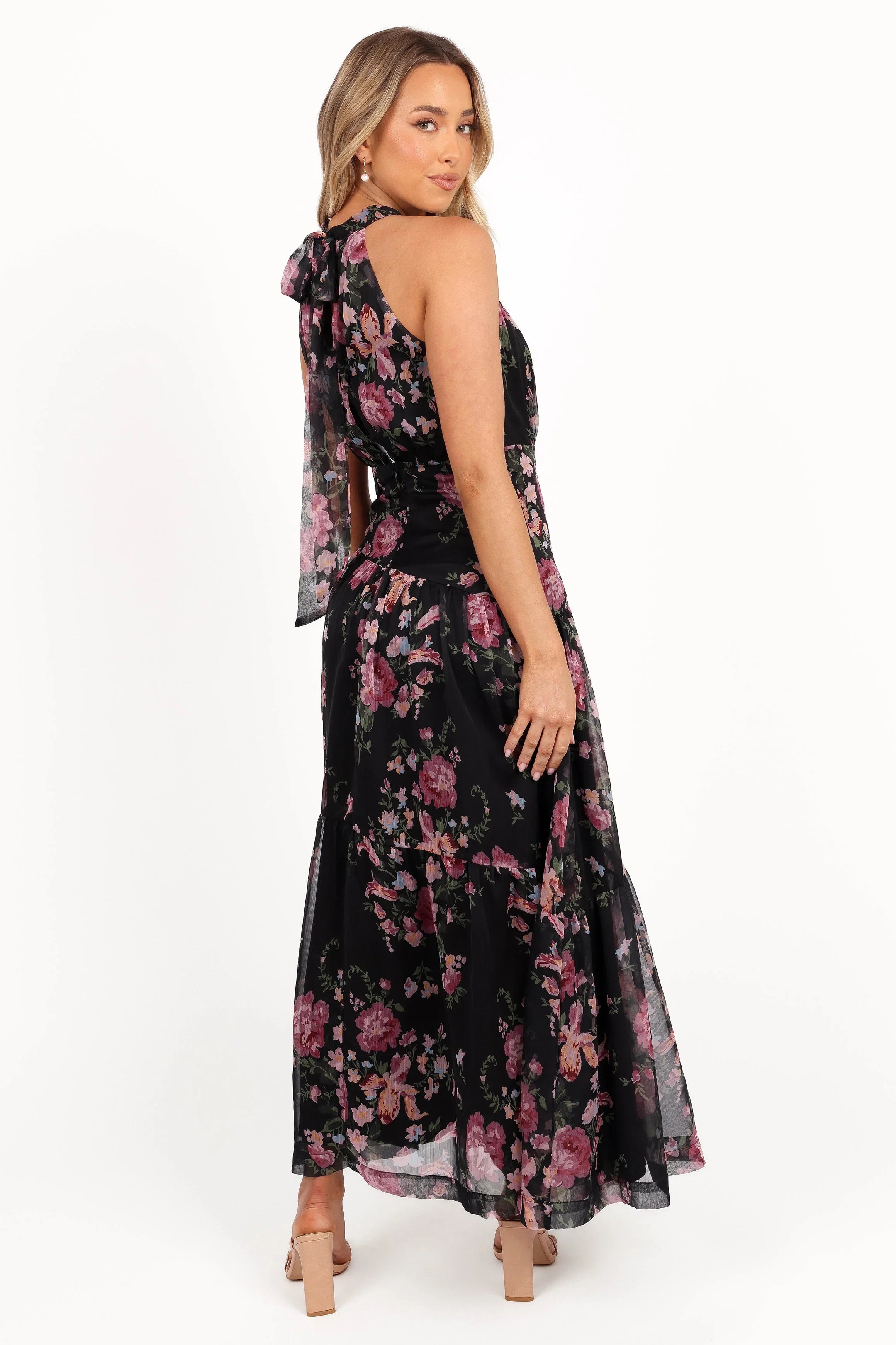 Eden Maxi Dress Black Floral