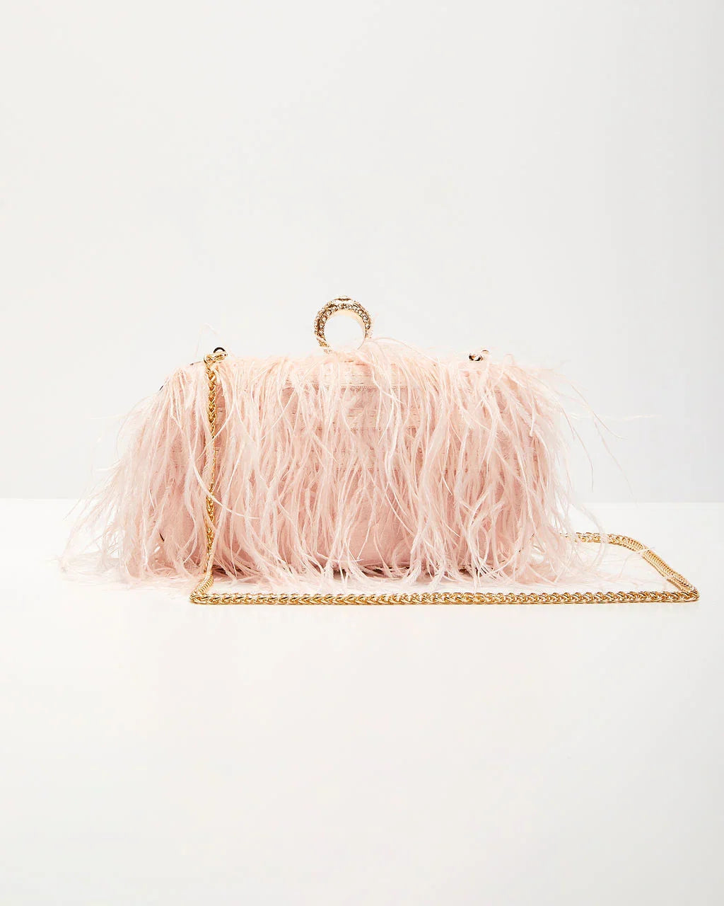 Emily Feather Clutch