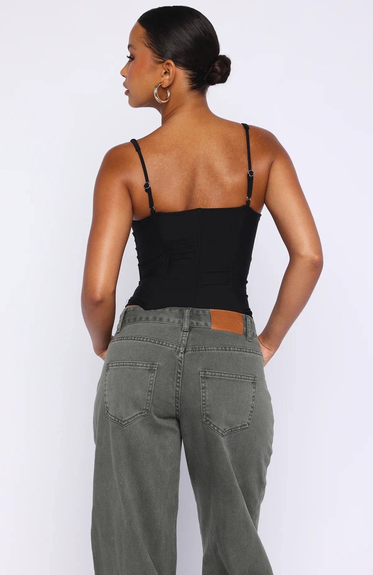 Club Party Top Black