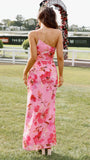 Karalina Maxi Dress Pink Floral
