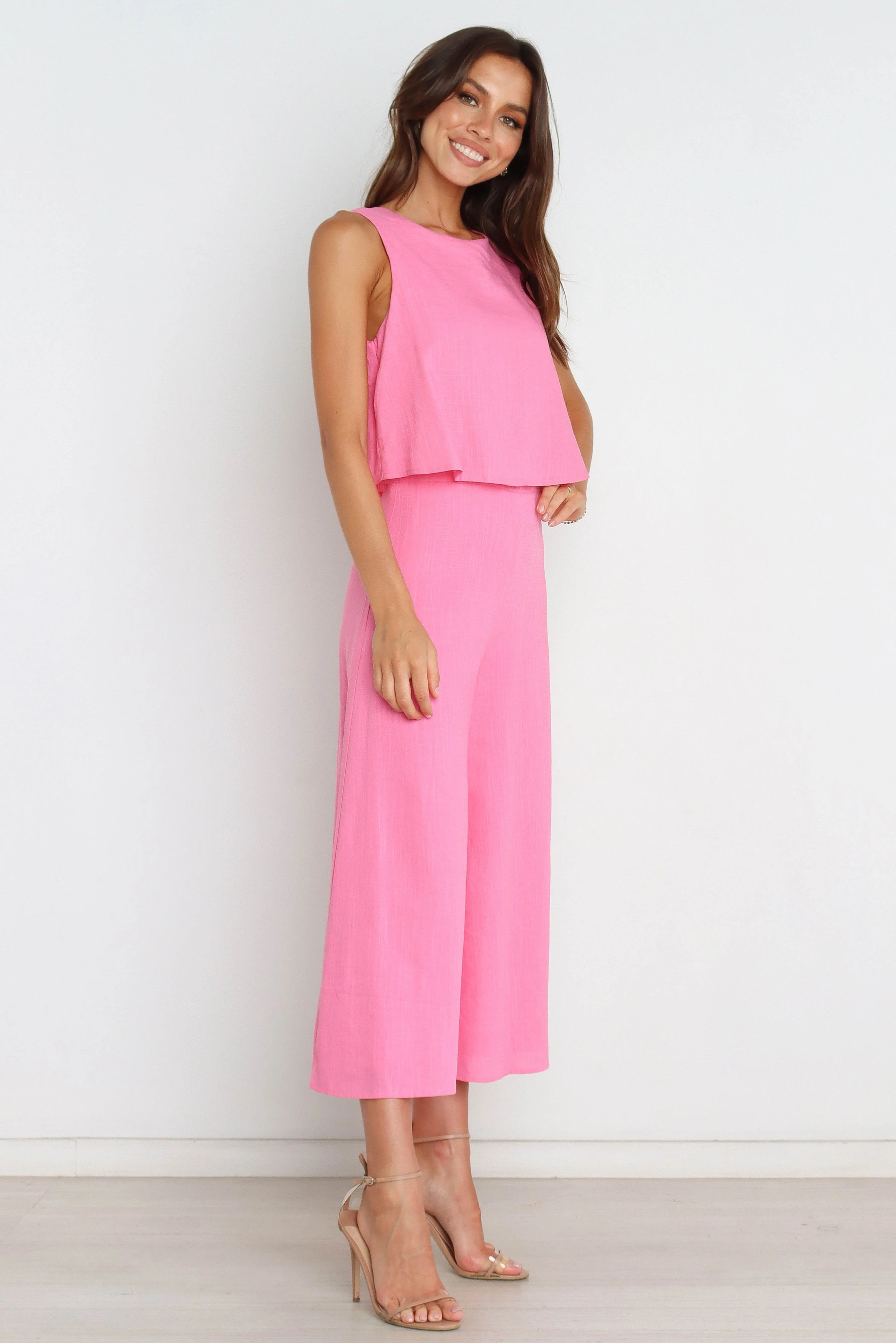 Femme Jumpsuit Pink