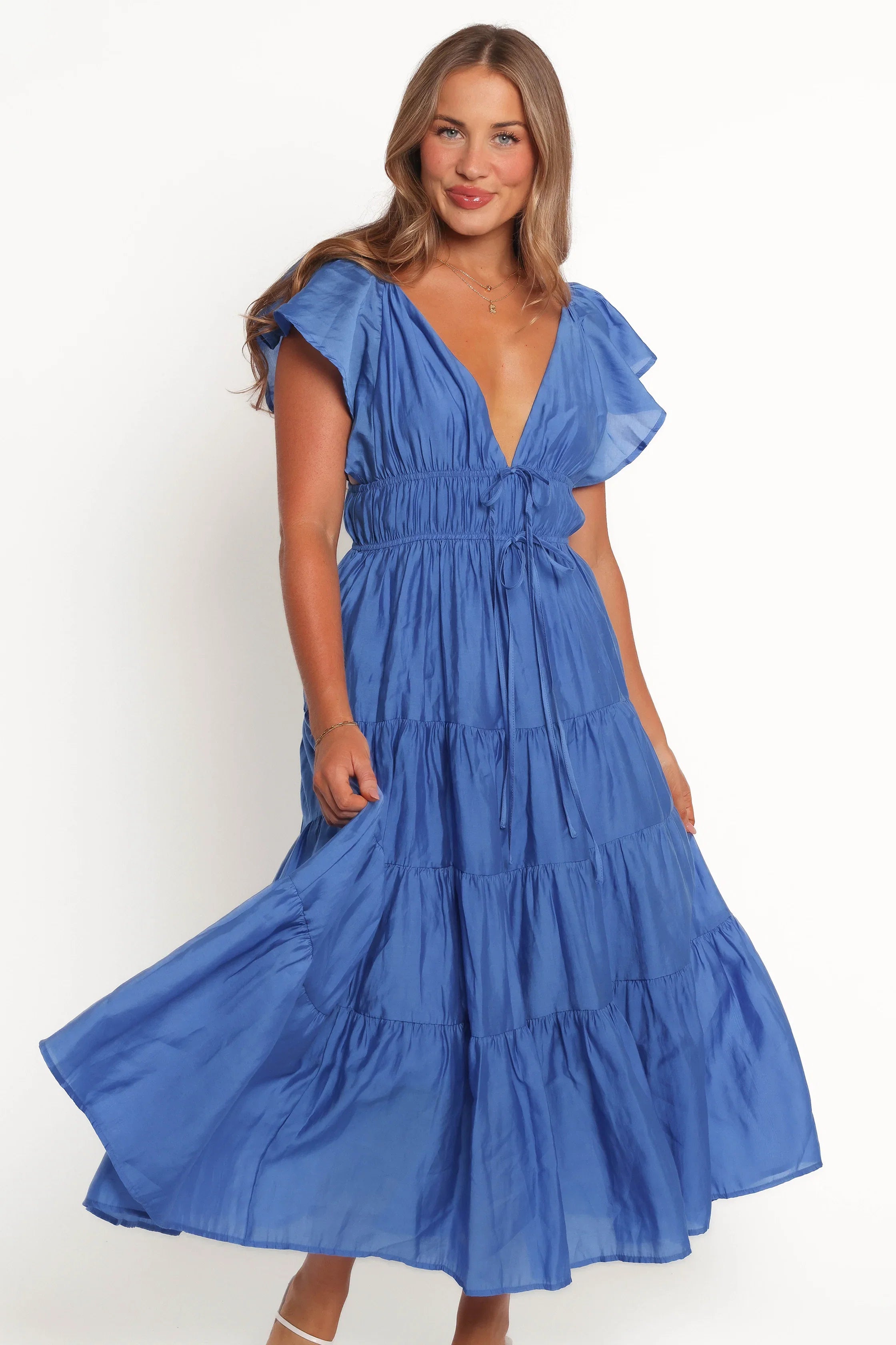 Elowen Midi Dress Cobalt Blue