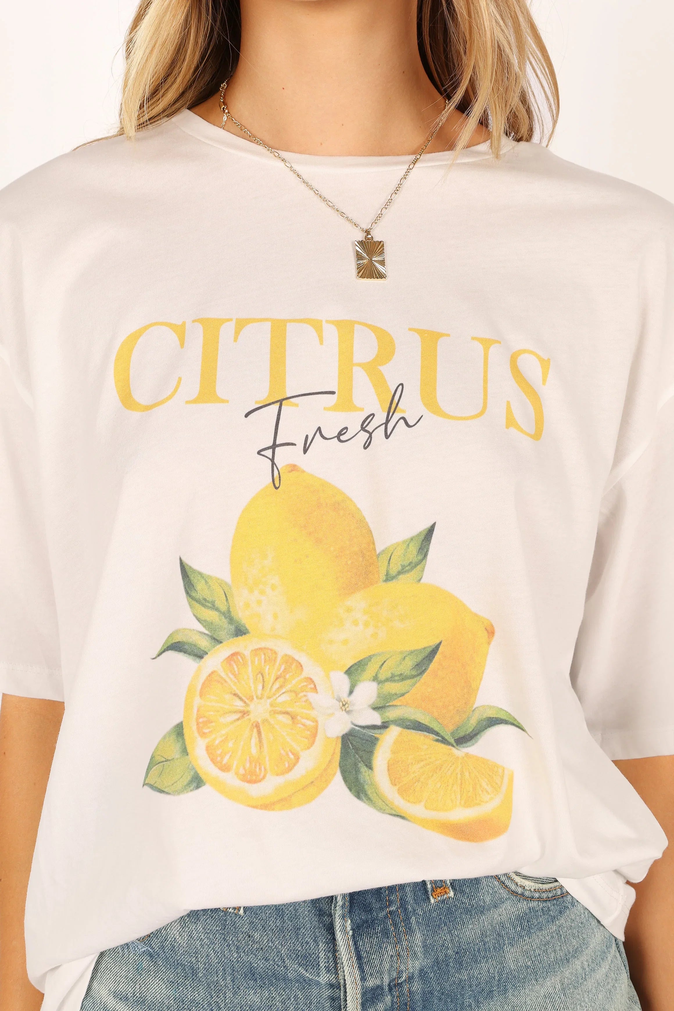 Citrus Tee White